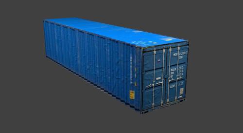 Blue Shipping Crate preview image